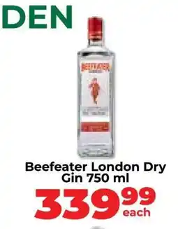 Food Lover's Market Beefeater London Dry Gin 750 ml offer