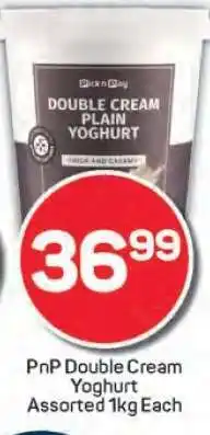 Pick n Pay PnP Double Cream Yoghurt offer