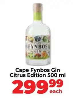 Food Lover's Market Cape Fynbos Gin Citrus Edition 500 ml offer
