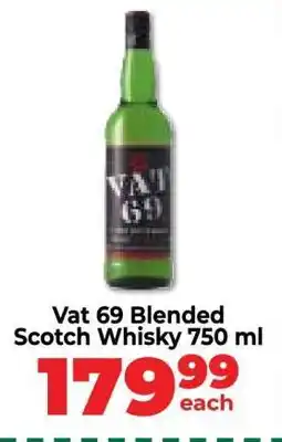 Food Lover's Market Vat 69 Blended Scotch Whisky 750 ml offer