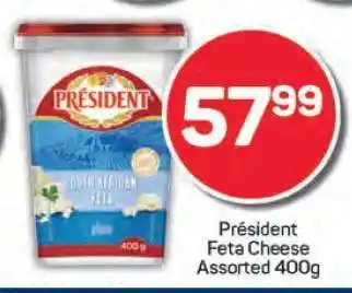 Pick n Pay President Feta Cheese Assorted 400g offer