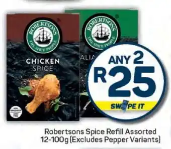 Pick n Pay Robertsons Spice Refill Assorted offer