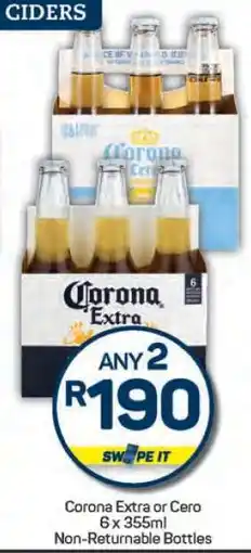 Pick n Pay Corona Extra or Cero offer