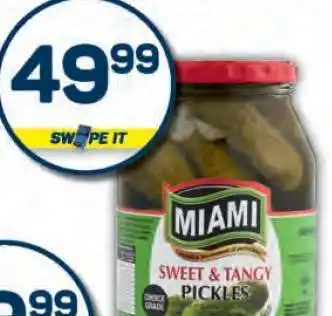 Pick n Pay Miami Sweet & Tangy Pickles offer