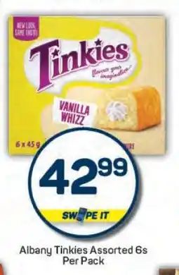 Pick n Pay Albany Tinkies Assorted 6s Per Pack offer