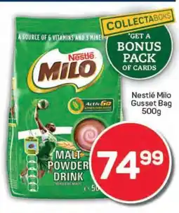 Pick n Pay Nestlé Milo Gusset Bag 500g offer