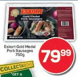Pick n Pay Eskort Gold Medal Pork Sausages 750g offer