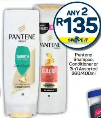 Pick n Pay Pantene Shampoo, Conditioner or 3in1 Assorted offer