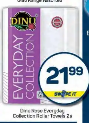 Pick n Pay Dinu Rose Everyday Collection Roller Towels 2s offer