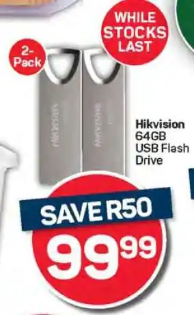 Pick n Pay Hikvision 64GB USB Flash Drive offer