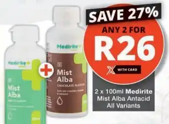 MediRite Medirite Mist Alba Antacid All Variants offer