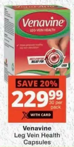 MediRite Venavine Leg Vein Health Capsules offer