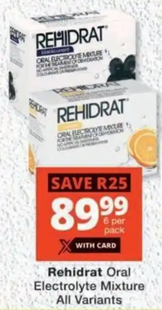MediRite Rehidrat Oral Electrolyte Mixture All Variants offer