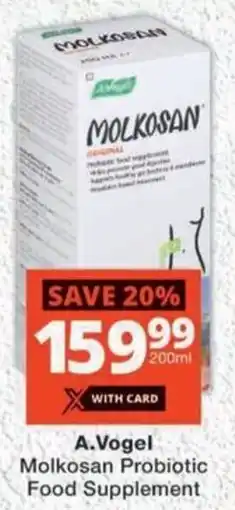 MediRite A.Vogel Molkosan Probiotic Food Supplement offer