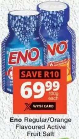 MediRite Eno Regular/ Orange Flavoured Active Fruit Salt offer