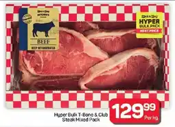 Pick n Pay Hypermarket Hyper Bulk T-Bone & Club Steak Mixed Pack offer