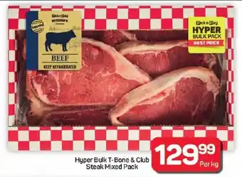 Pick n Pay Hypermarket Hyper Bulk T-Bone & Club Steak Mixed Pack offer
