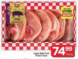 Pick n Pay Hypermarket Hyper Bulk Pork Braai Chops offer