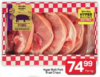 Pick n Pay Hypermarket Hyper Bulk Pork Braai Chops offer