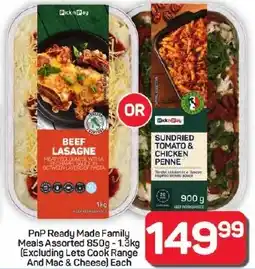 Pick n Pay Hypermarket PnP Ready Made Family Meals Assorted offer