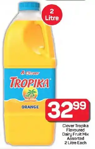 Pick n Pay Hypermarket Clover Tropika Flavoured Dairy Fruit Mix Assorted offer