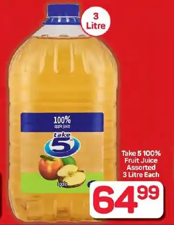 Pick n Pay Hypermarket Take 5 100% Fruit Juice Assorted offer