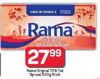 Pick n Pay Hypermarket Rama Original 70% Fat Spread Brick offer