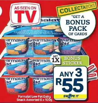 Pick n Pay Hypermarket Parmalat Low Fat Dairy Snack Assorted offer