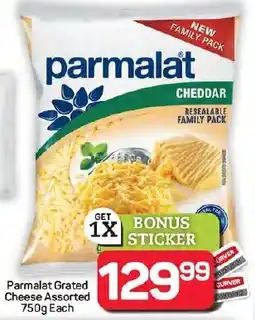 Pick n Pay Hypermarket Parmalat Grated Cheese Assorted offer