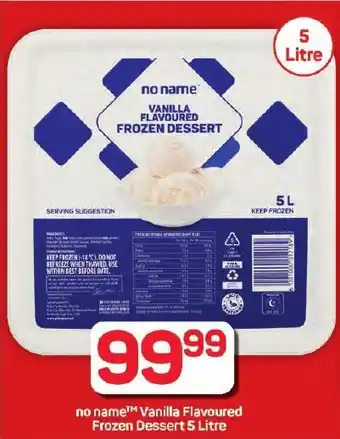 Pick n Pay Hypermarket no name Vanilla Flavoured Frozen Dessert offer