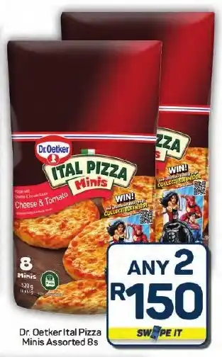 Pick n Pay Hypermarket Dr. Oetker Ital Pizza Minis Assorted offer