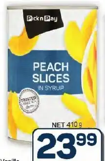 Pick n Pay Hypermarket PnP Peach Slices in Syrup offer