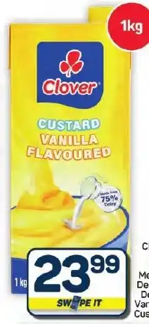 Pick n Pay Hypermarket Clover Vanilla Custard, Chocolate Medium Cream Dessert or Bliss Double Cream Vanilla Flavoured Custard offer