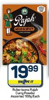 Pick n Pay Hypermarket Robertsons Rajah Curry Powder Assorted offer