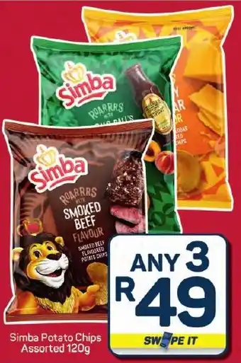 Pick n Pay Hypermarket Simba Potato Chips Assorted offer