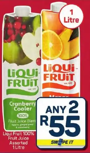 Pick n Pay Hypermarket Liqui Fruit 100% Fruit Juice Assorted offer