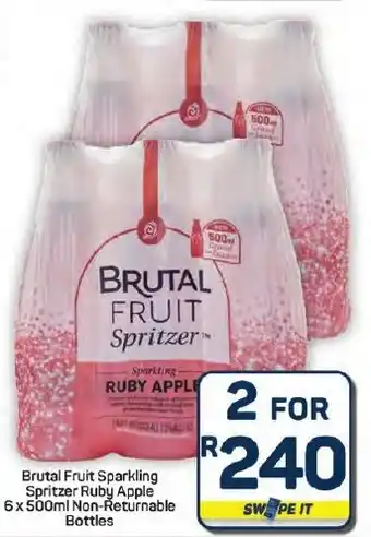 Pick n Pay Hypermarket Brutal Fruit Sparkling Spritzer Ruby Apple offer