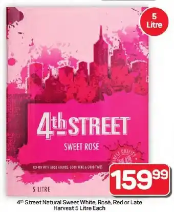 Pick n Pay Hypermarket 4th Street Natural Sweet White, Rosé, Red or Late Harvest offer