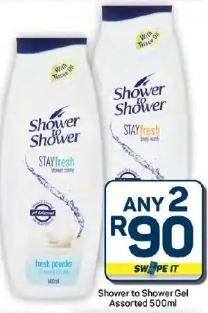 Pick n Pay Hypermarket Shower to Shower Gel Assorted offer