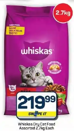 Pick n Pay Hypermarket Whiskas Dry Cat Food Assorted offer