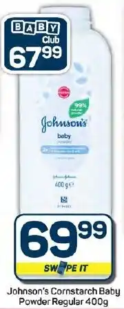 Pick n Pay Hypermarket Johnson's Cornstarch Baby Powder Regular offer