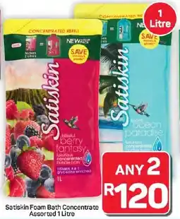 Pick n Pay Hypermarket Satiskin Foam Bath Concentrate Assorted offer