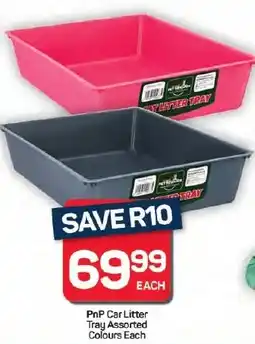 Pick n Pay Hypermarket PnP Car Litter Tray Assorted Colours Each offer