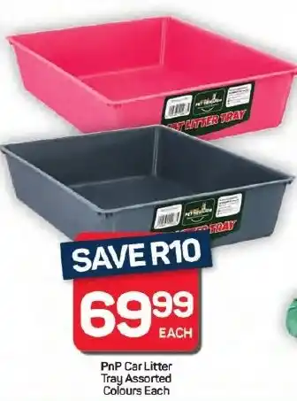 Pick n Pay Hypermarket PnP Car Litter Tray Assorted Colours Each offer