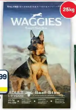 Pick n Pay Hypermarket Waggies Dry Dog Food Beef Stew offer