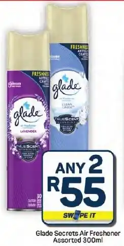 Pick n Pay Hypermarket Glade Secrets Air Freshener Assorted offer