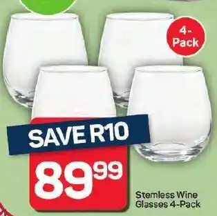 Pick n Pay Hypermarket DAY Stemless Wine Glasses offer