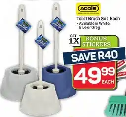 Pick n Pay Hypermarket ADDIS Toilet Brush Set offer