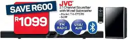 Pick n Pay Hypermarket JVC 2.1 Channel Soundbar with Wired Subwoofer offer
