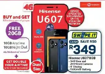 Pick n Pay Hypermarket Hisense U607 8GB offer